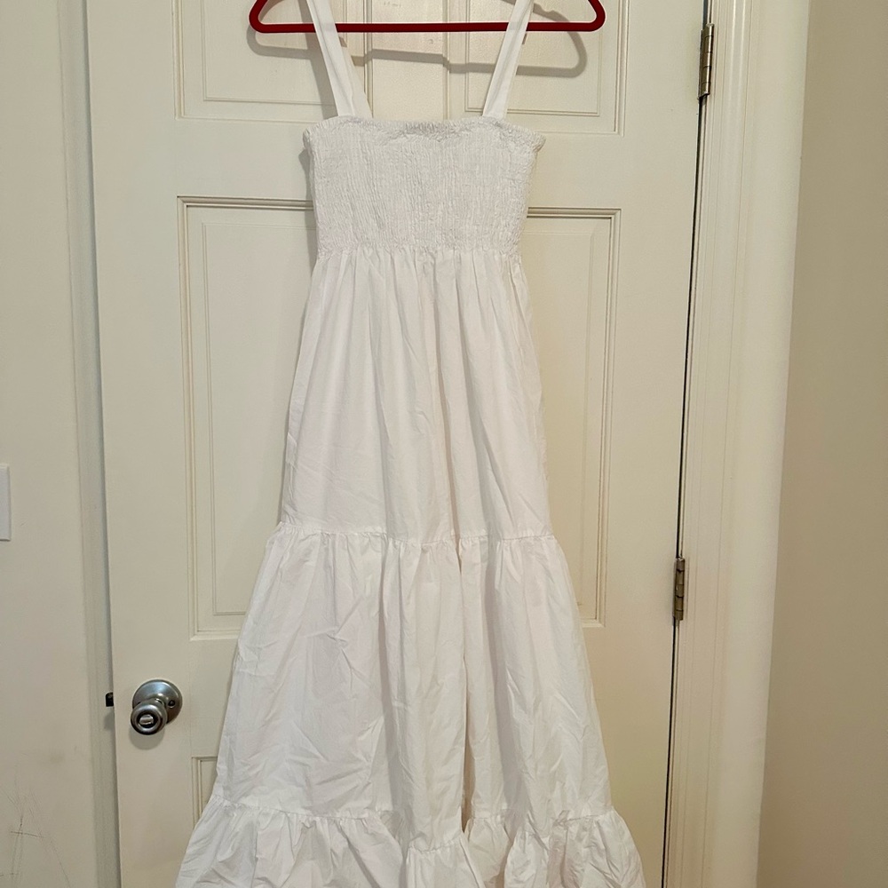 Zara White Maxi Dress